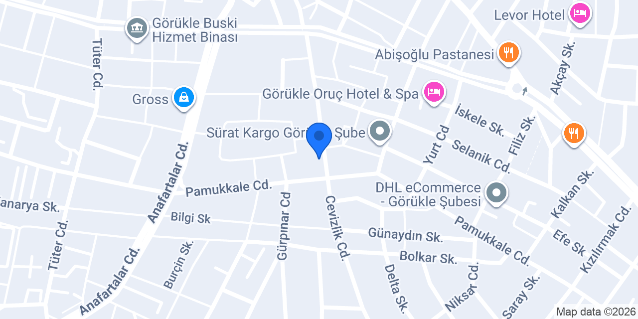 GÖRÜKLE SIHHİ TESİSAT konumu