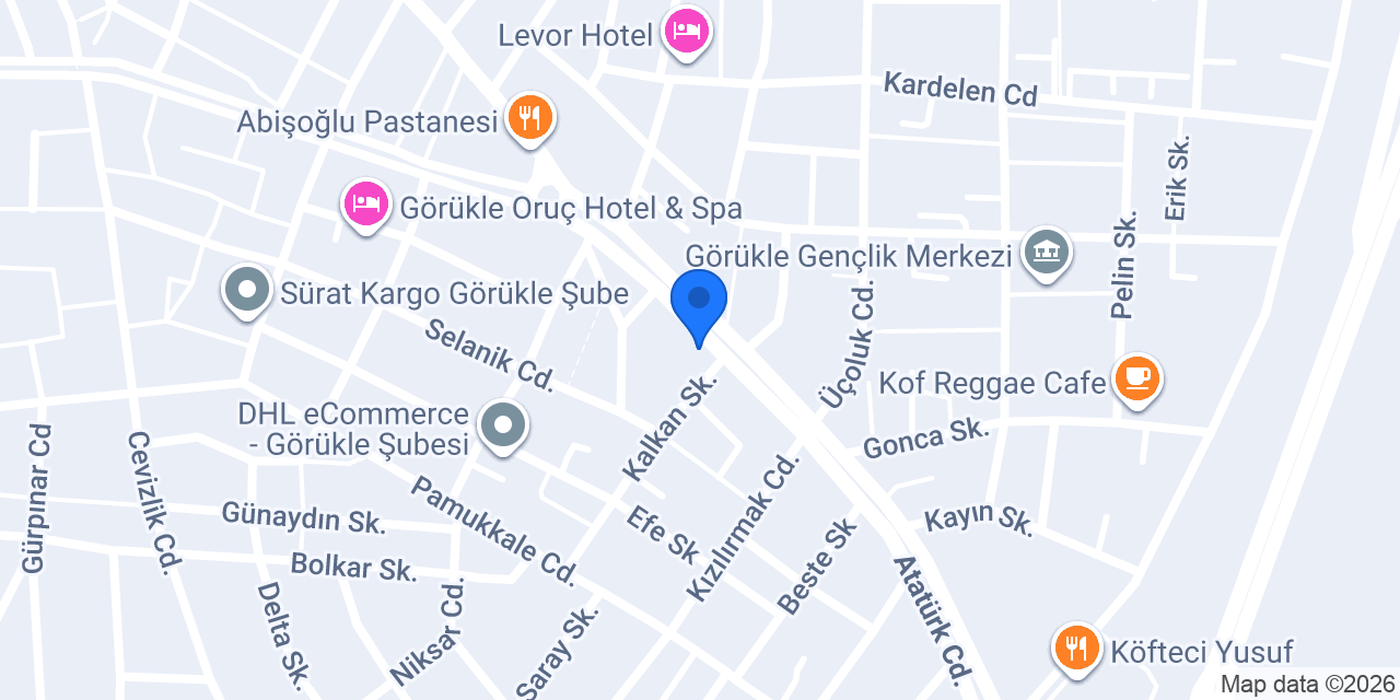 Kampüs Eczanesi konumu