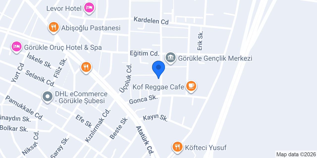 Ayvalık Tostçusu Görükle konumu