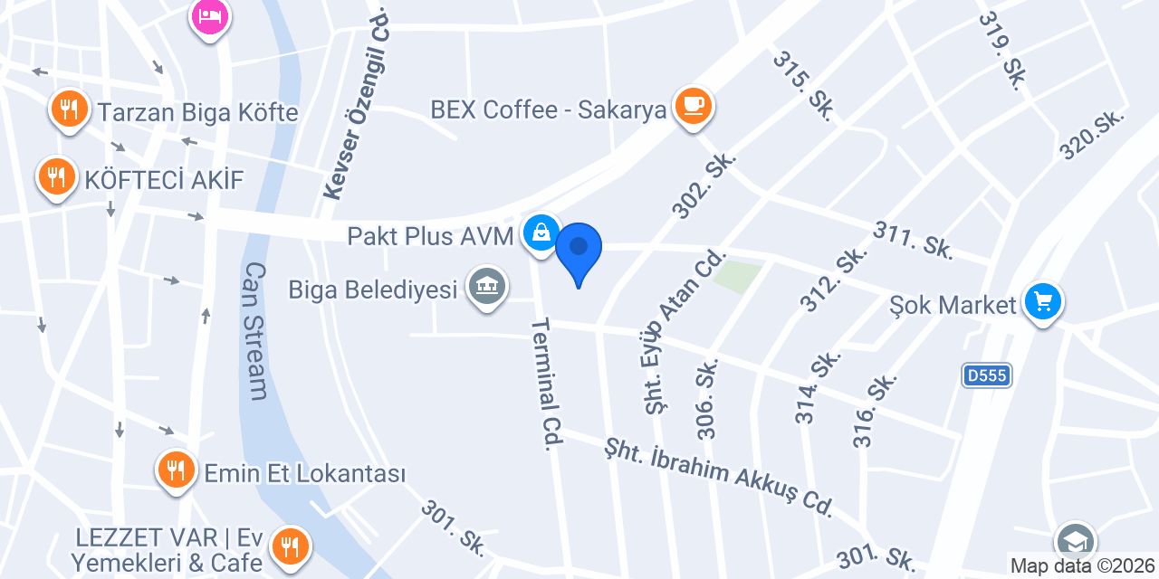 Biga MyCineLife Sinemaları konumu