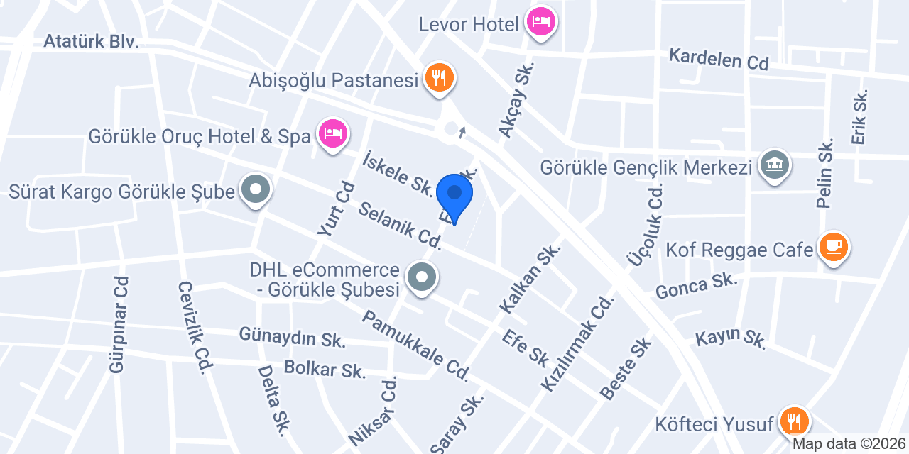 Lozza Çiçekçilik Görükle konumu