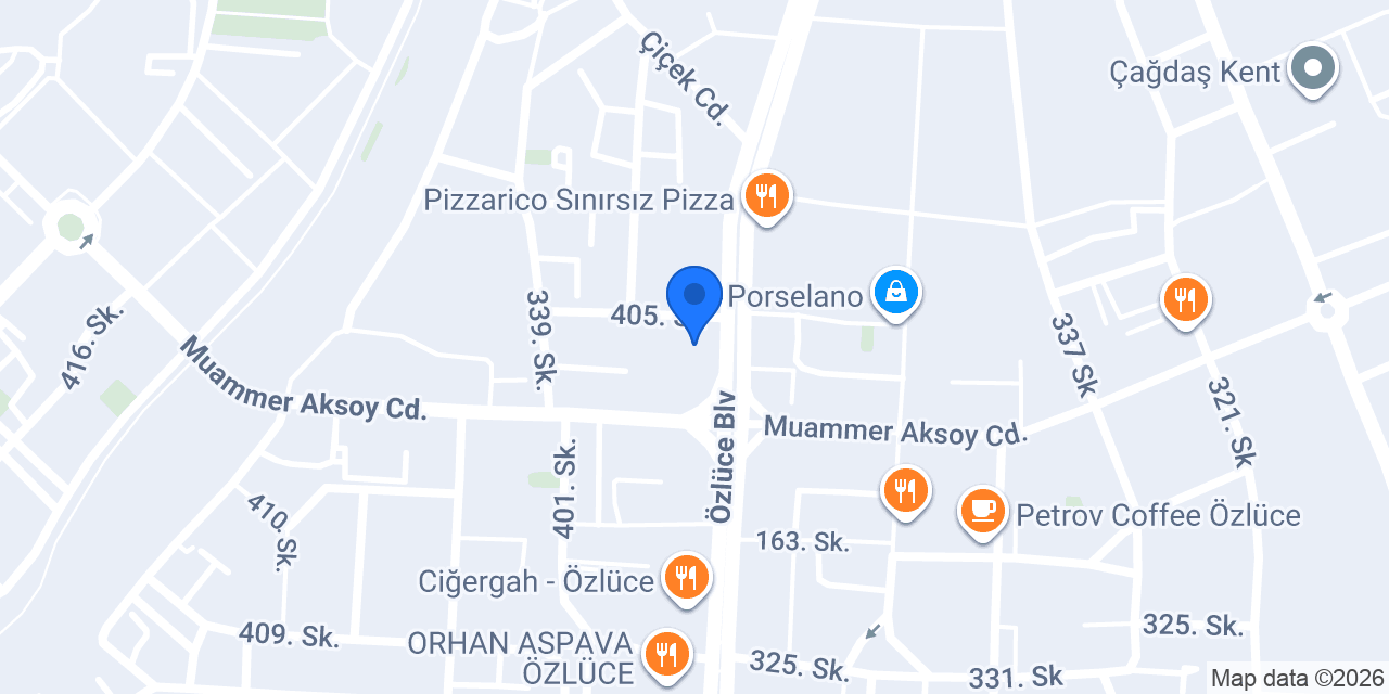 Özlücem Çorbacısı konumu