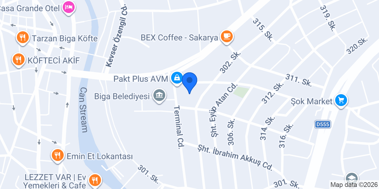 Pasaport Pizza Biga konumu