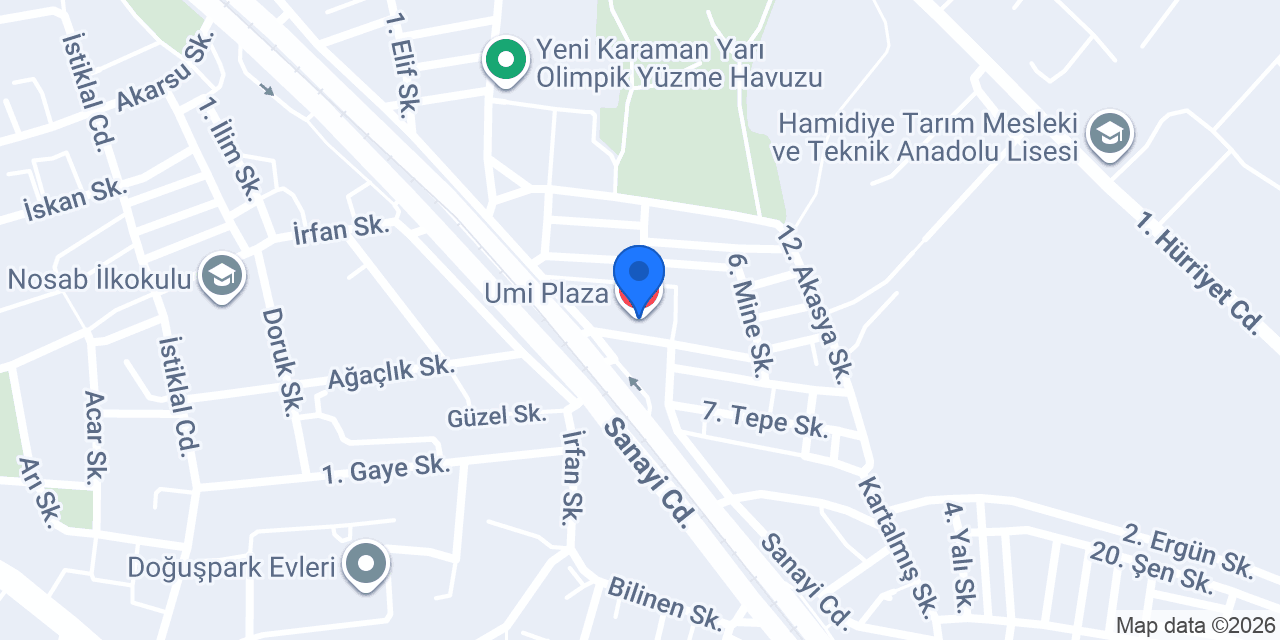 Umi Plaza konumu