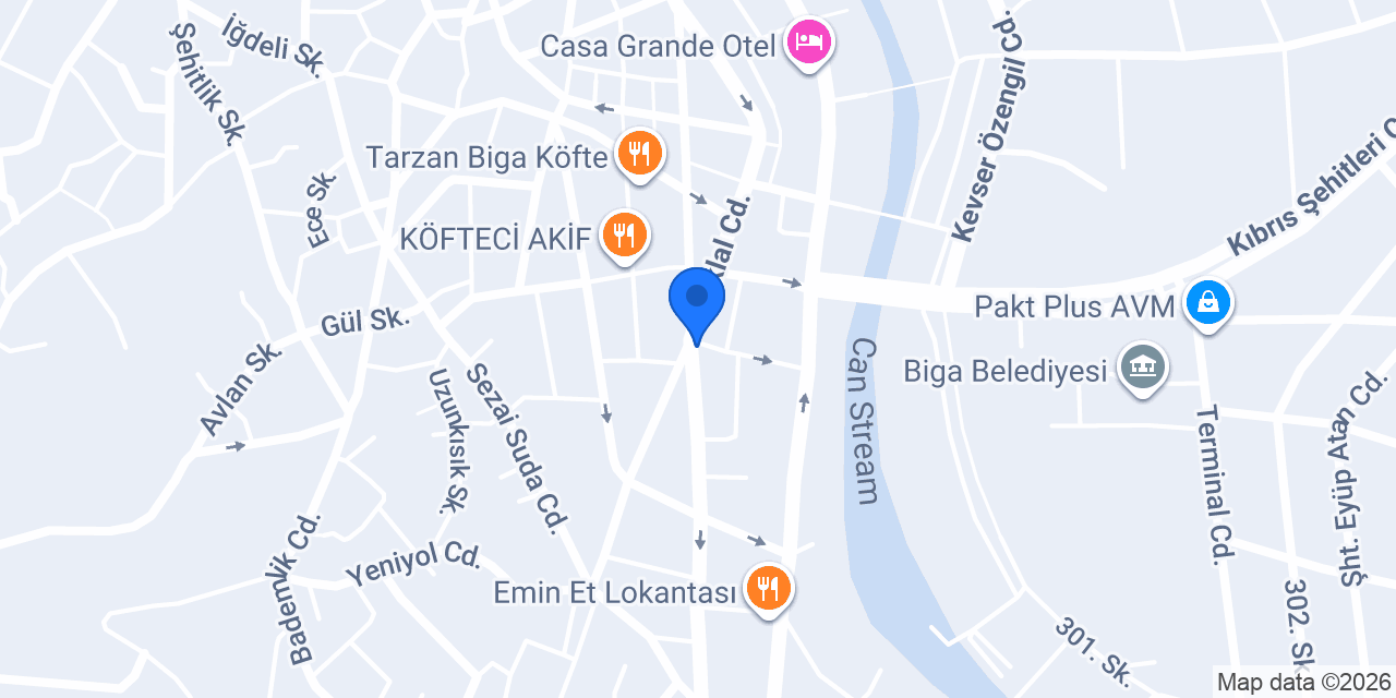 Cıtır Simit Biga konumu