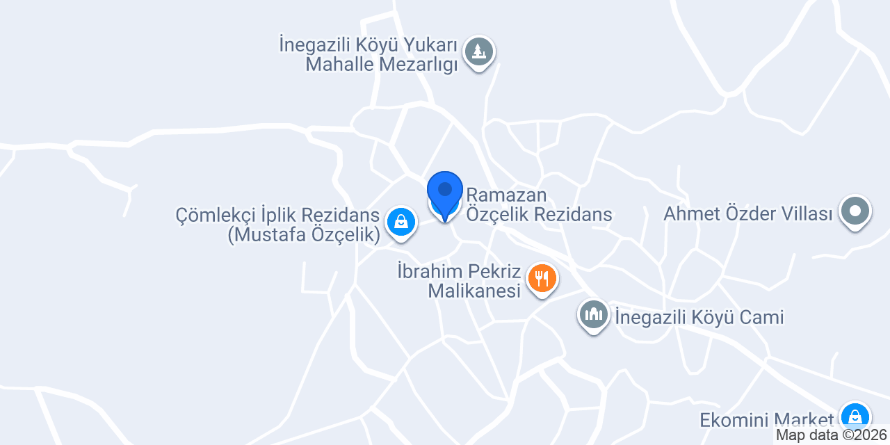Ramazan Özçelik Rezidans konumu