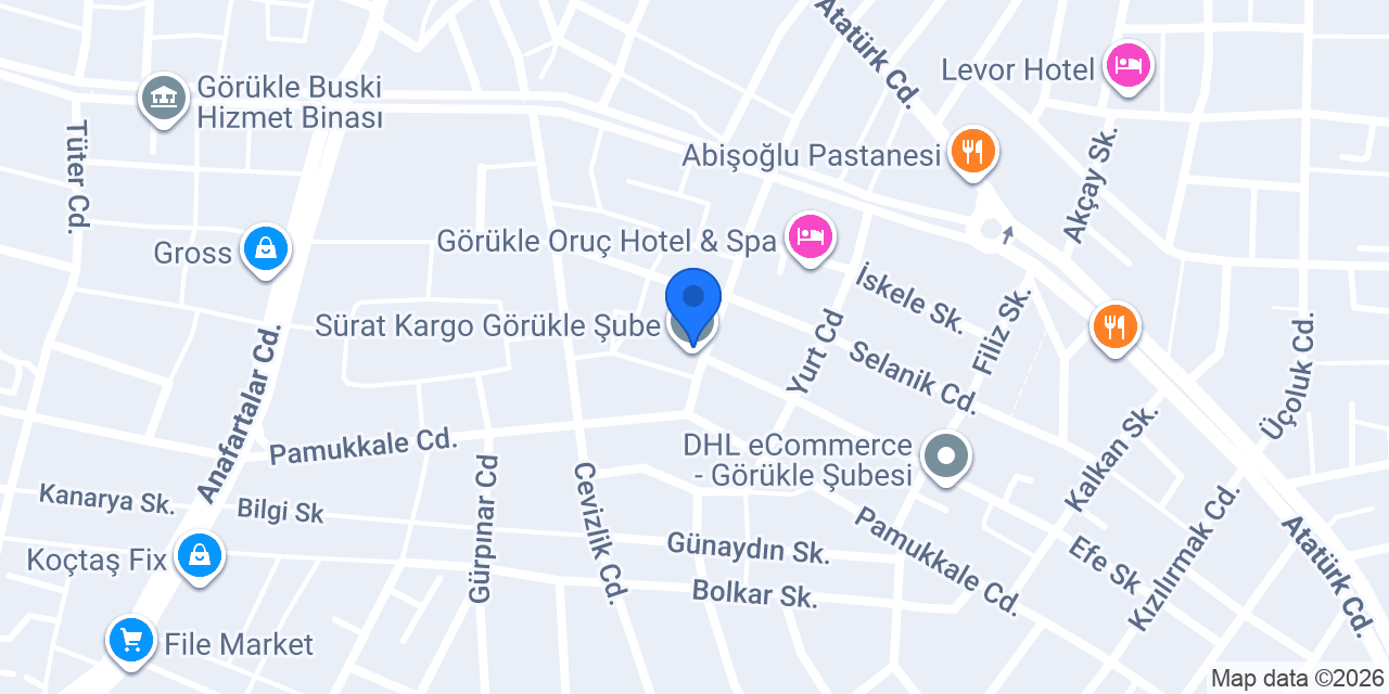 Görükle Suzi petshop konumu