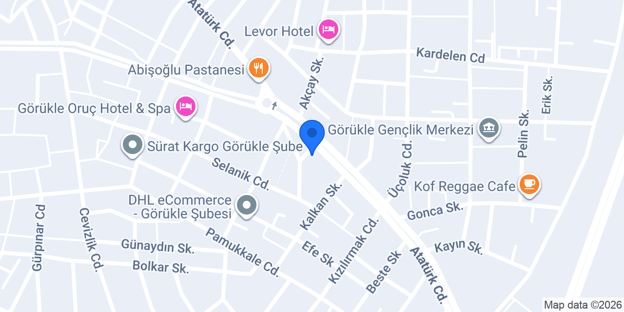 Diş Hekimi Afife Betül Anlı konumu