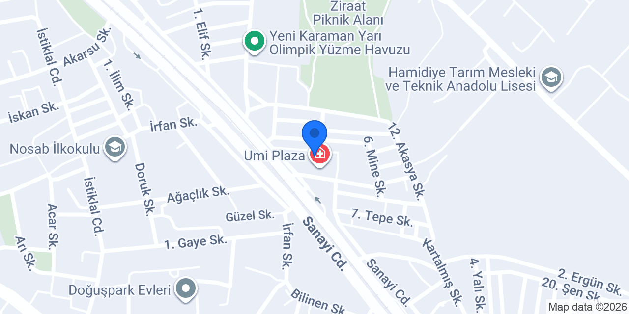 Uzman Doktor Hatice Erdem konumu