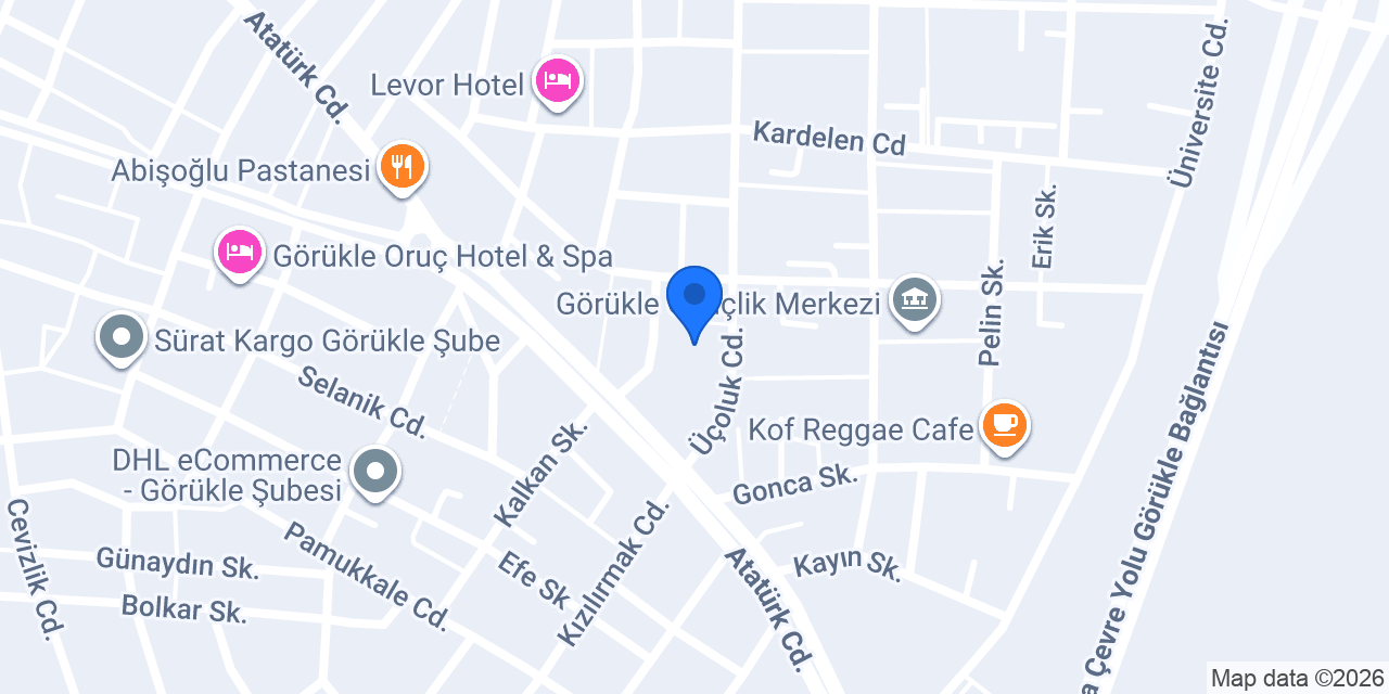 Delice Meyhane Görükle konumu