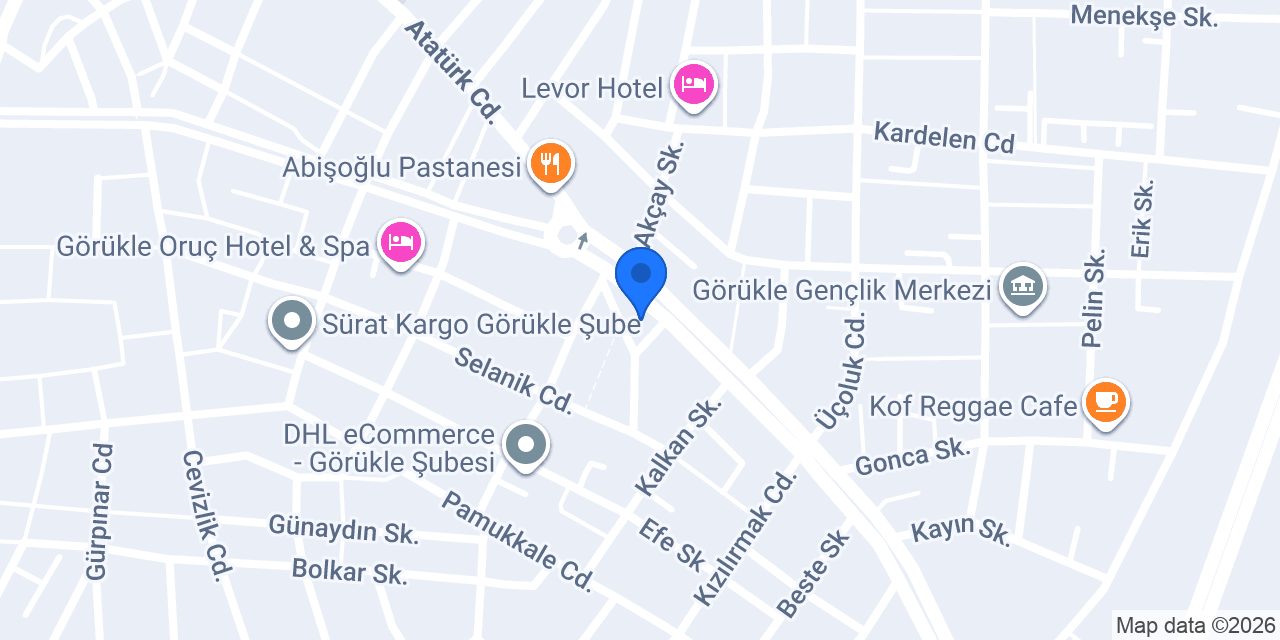 British Town Dil Okulu Görükle Bursa Şubesi konumu