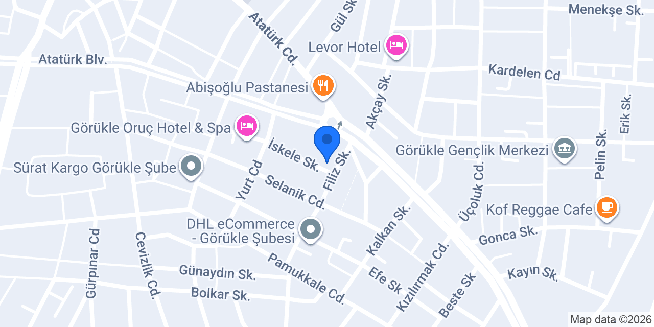 PORT OTEL GÖRÜKLE konumu