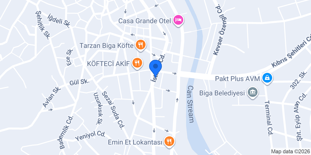 Cansu Eczanesi konumu