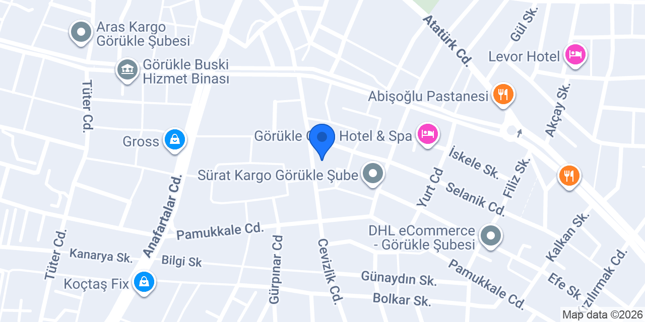 Bendis Veteriner Kliniği konumu