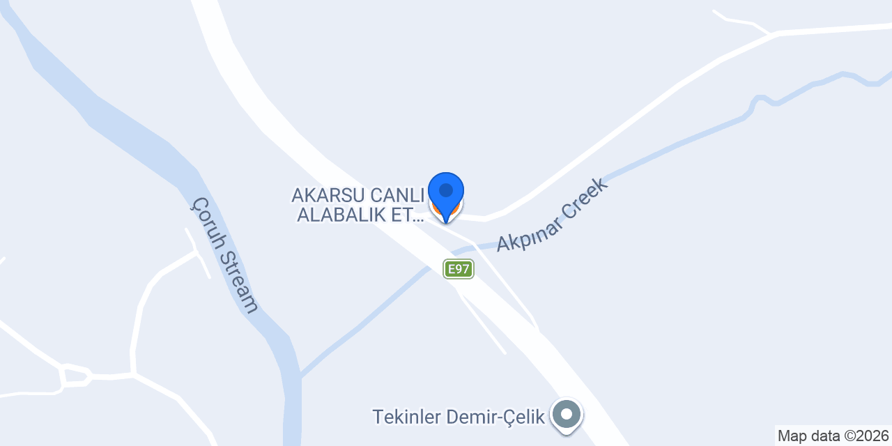 AKARSU CANLI ALABALIK ET MANGAL konumu