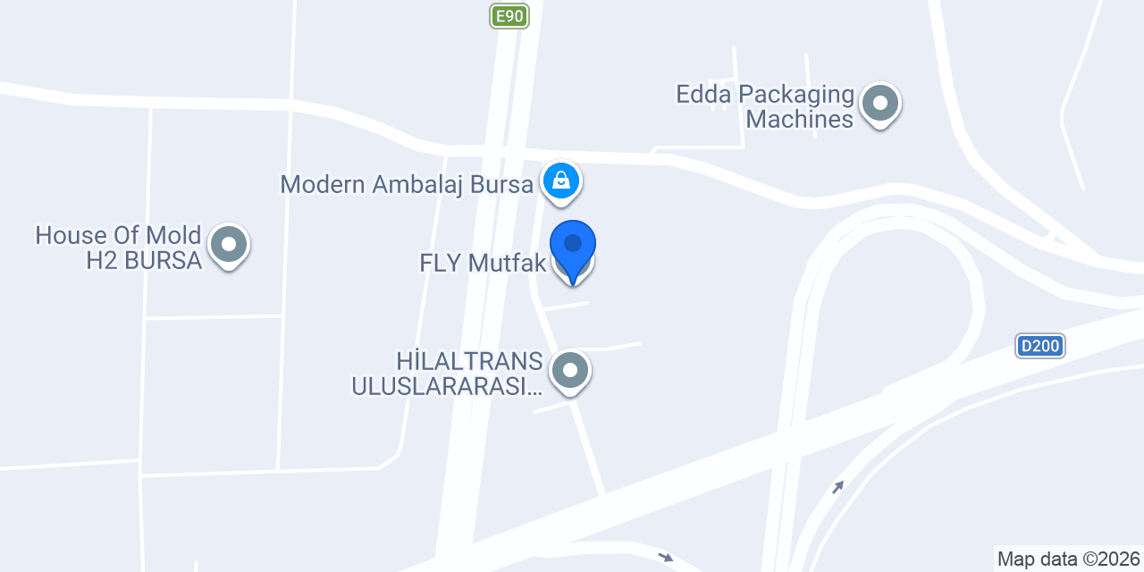 FLY Mutfak konumu