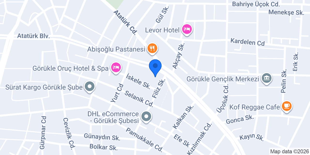 NLS Nova Dil Okulları - Bursa Şubesi | IELTS-TOEFL Görükle İngilizce Almanca Dil Kursu ve Sınav Merkezi konumu