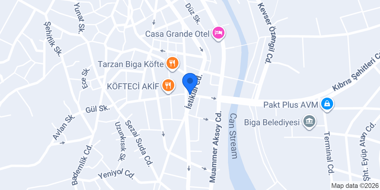 Yaşar Kuyumculuk konumu