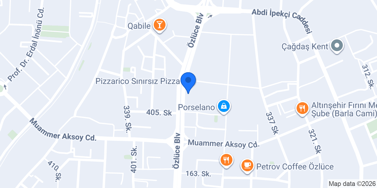 Smart Burger - Özlüce konumu