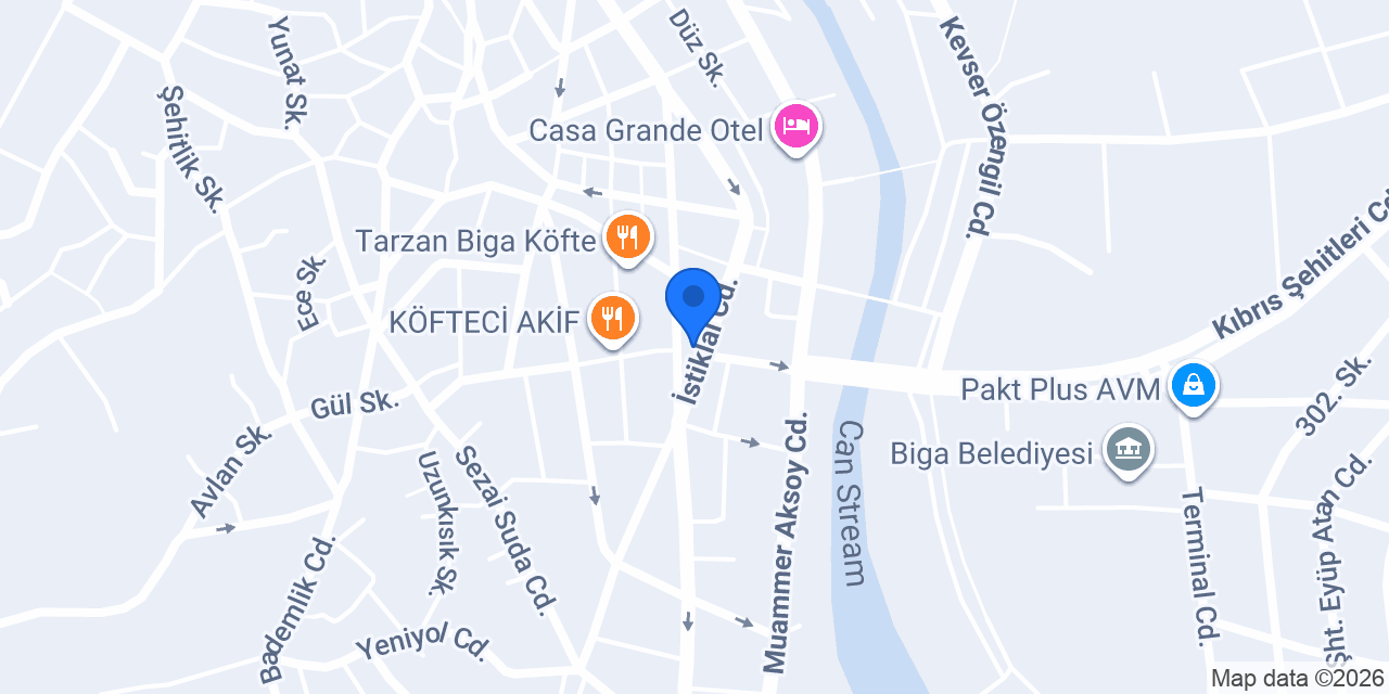 Şefik Kuyumculuk konumu