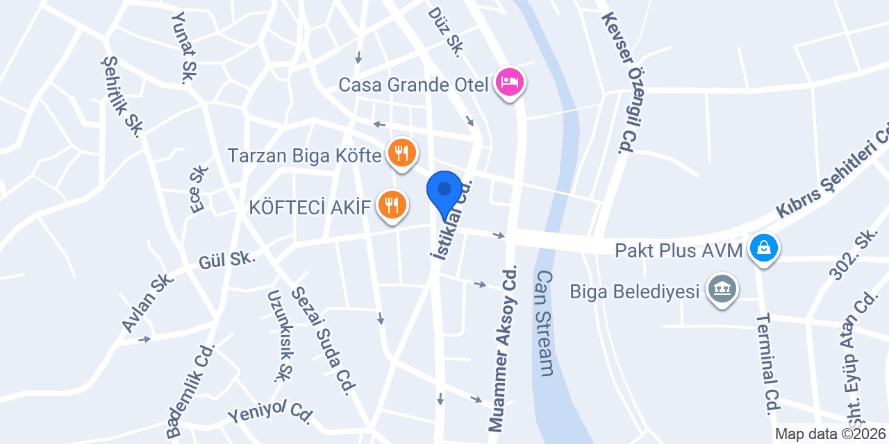 Özel Optik konumu