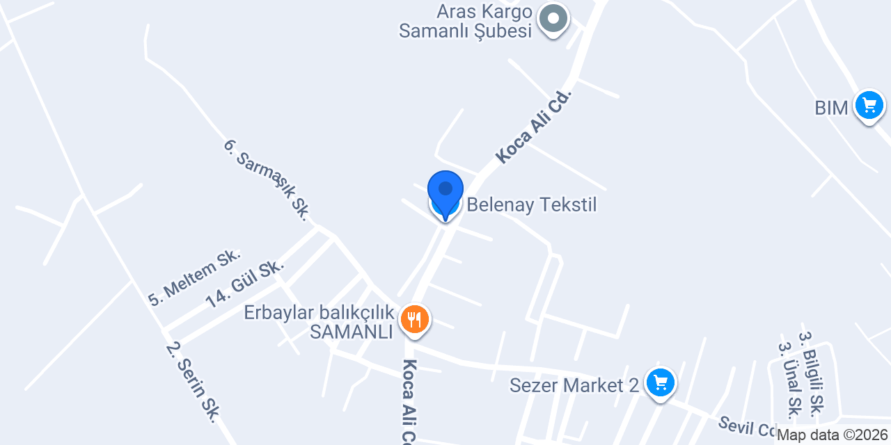 Sabirer Tekstil konumu