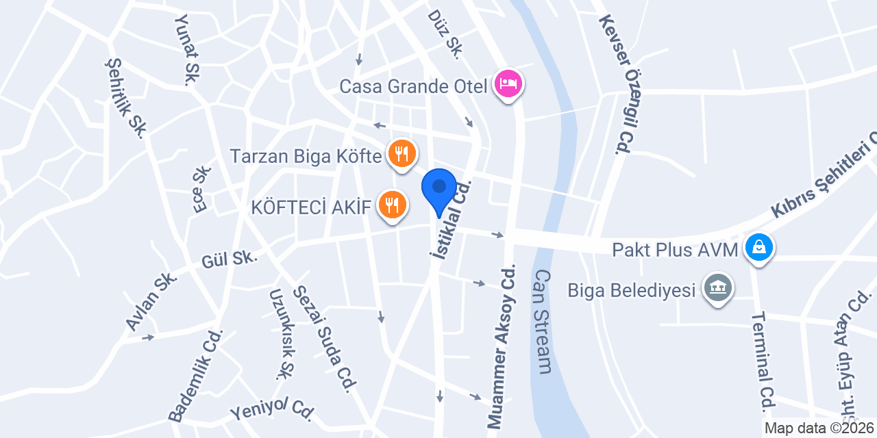 EN BEAUTY BİGA konumu