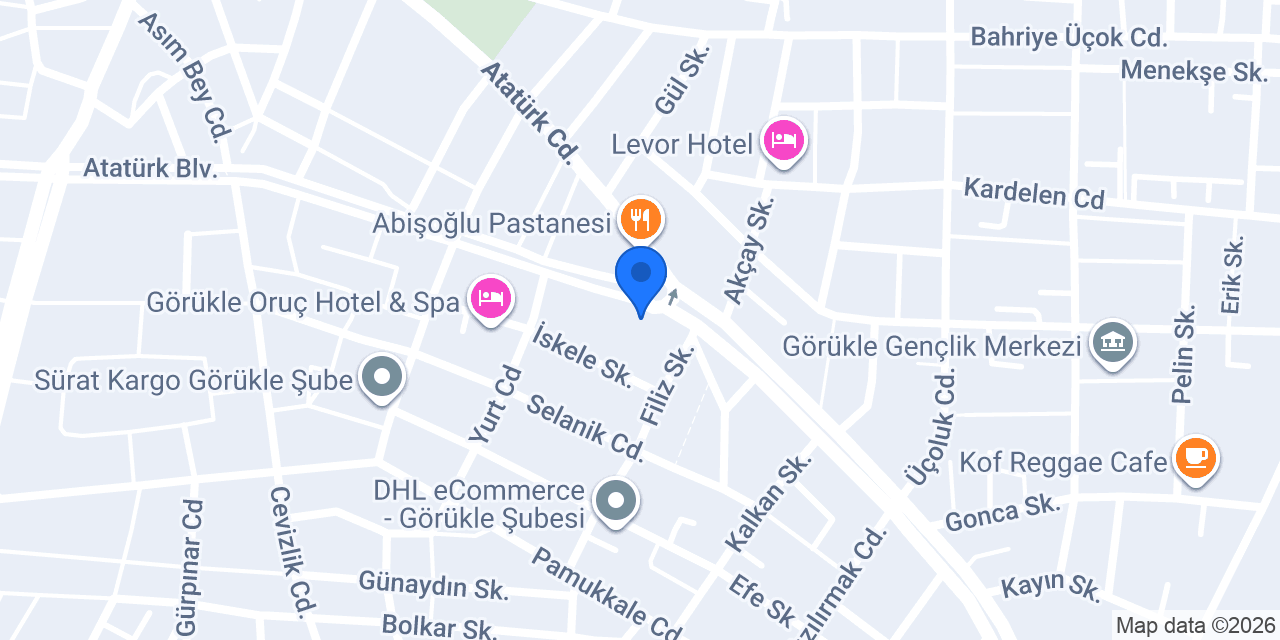 NND Pilates Studio Görükle konumu