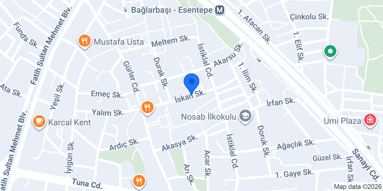 Esentepe Taksi konumu