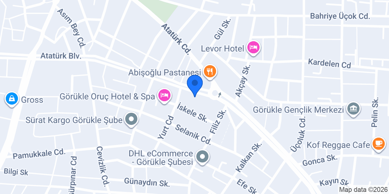 Klinik Psikolog Gülçe Açar konumu