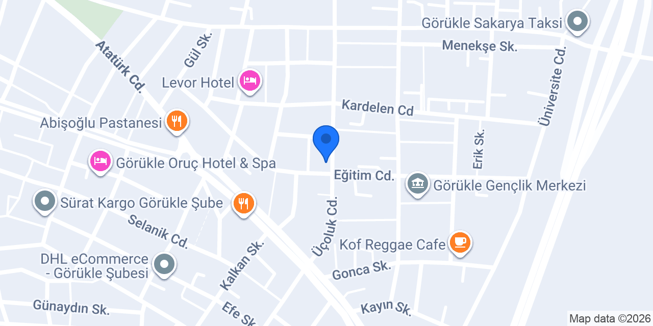 Ekin Market konumu