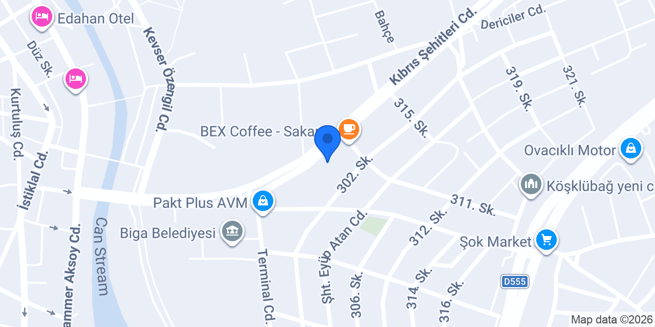 Aysu Şener Özçelik İçmimarlık konumu