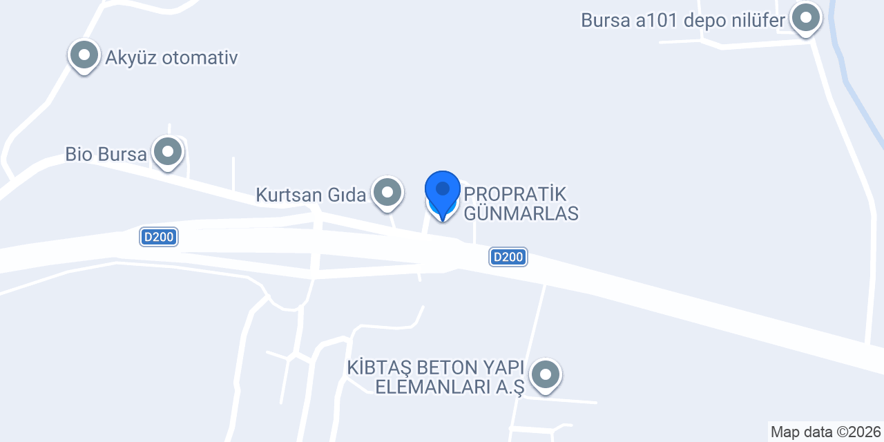 PROPRATİK GÜNMARLAS konumu