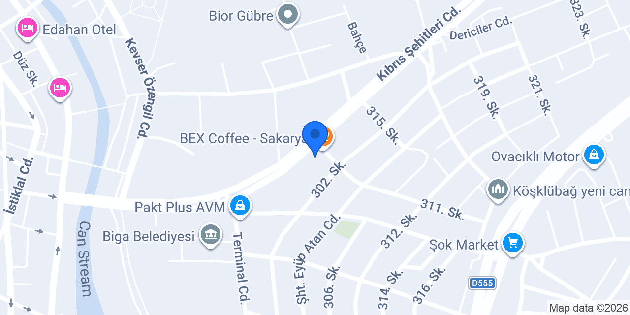 Mor Menekşe Çiçek Evi konumu