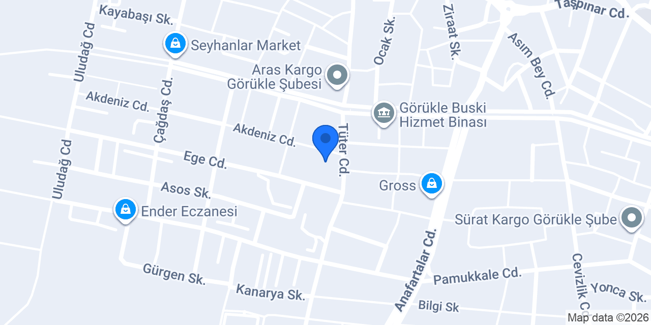 Vinili Cafe Görükle konumu