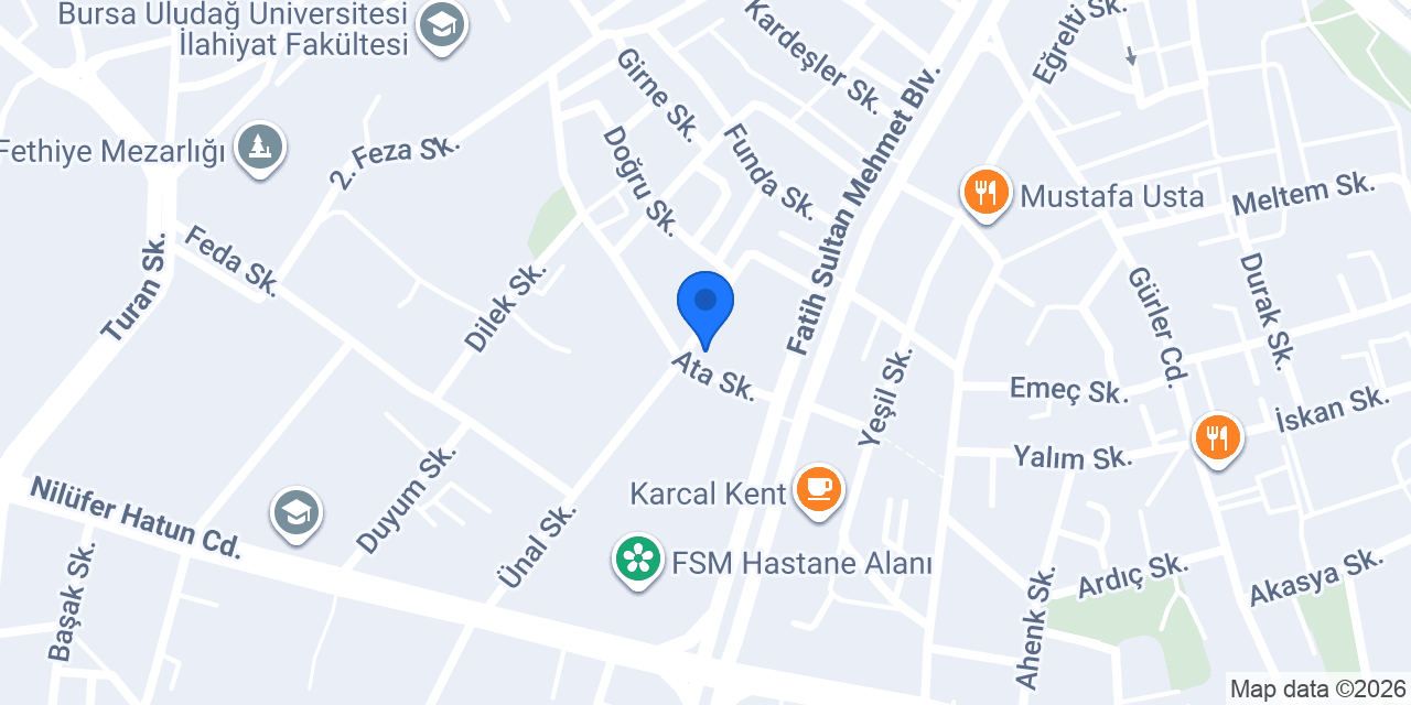 Papatya Eczanesi konumu
