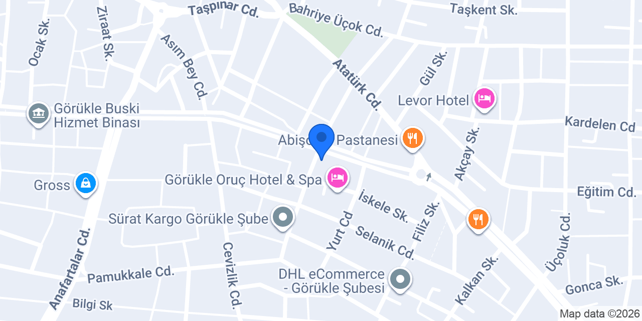 Ziraat Bankası Görükle Şubesi konumu