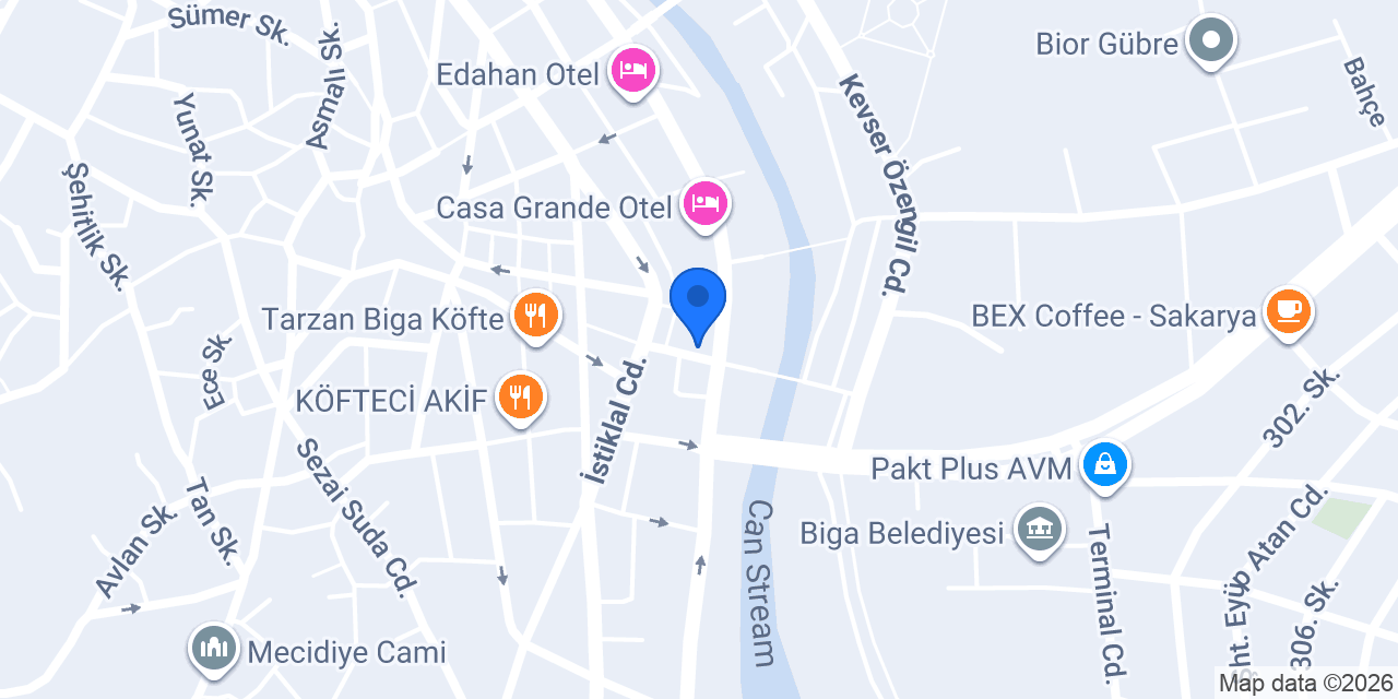 Biga Or-Be Terzi Nurhan konumu