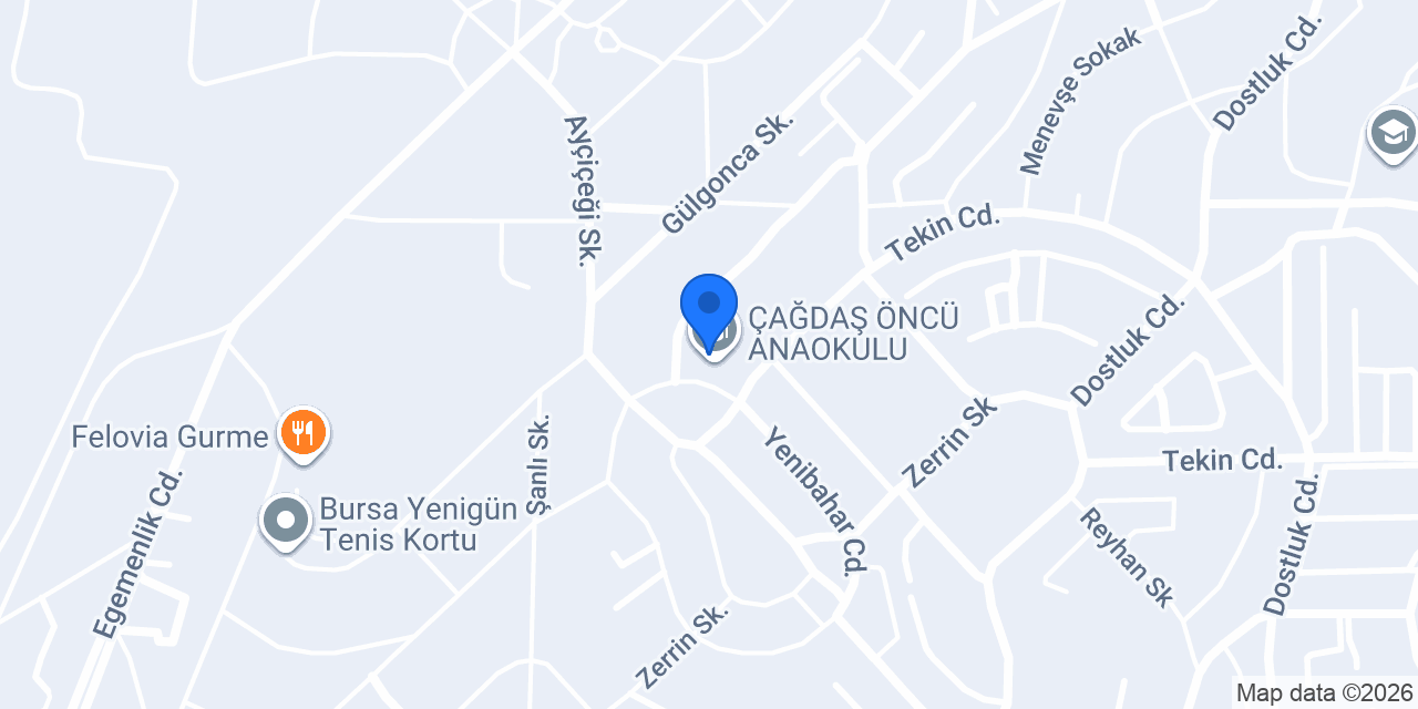 ÇAĞDAŞ ÖNCÜ ANAOKULU konumu