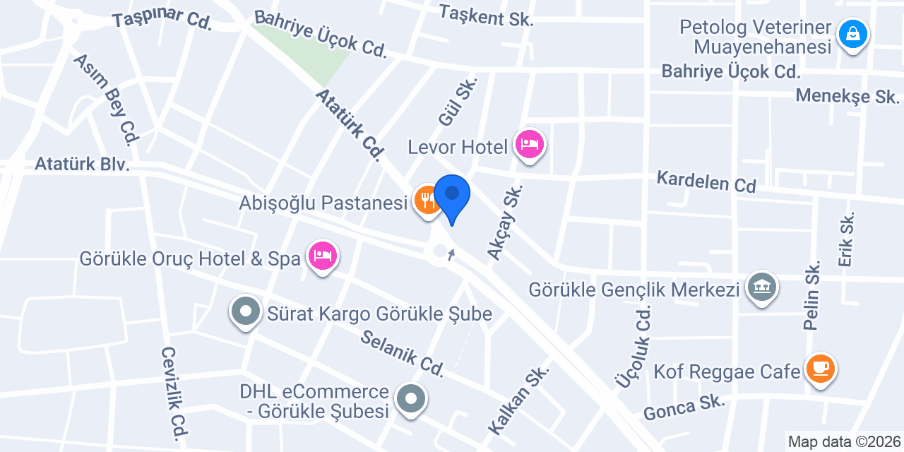 Görükle Simit Dünyası konumu