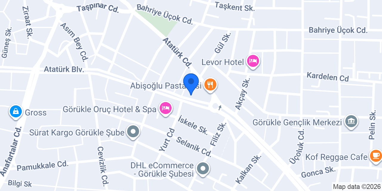 Cajun Corner Bursa Görükle konumu