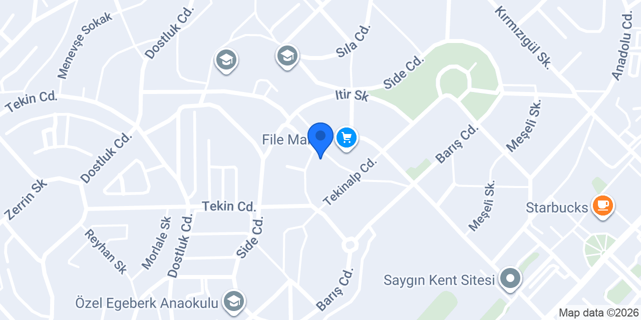 Saygınkent Anaokulu konumu