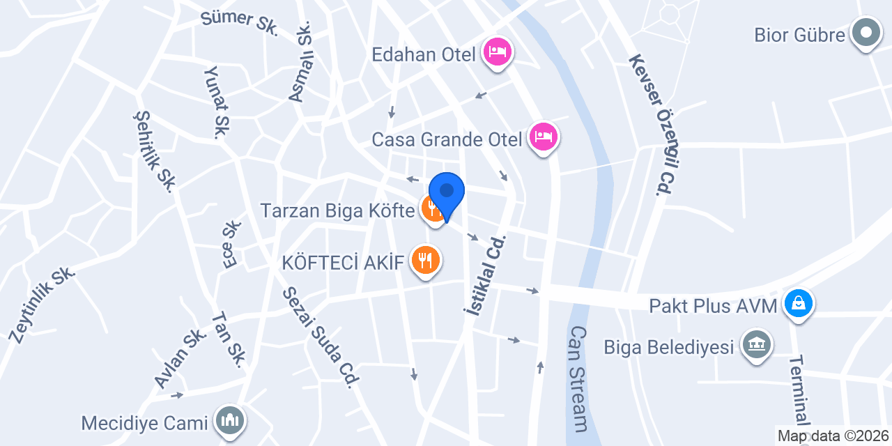 Portakal Simit & Börek Evi konumu