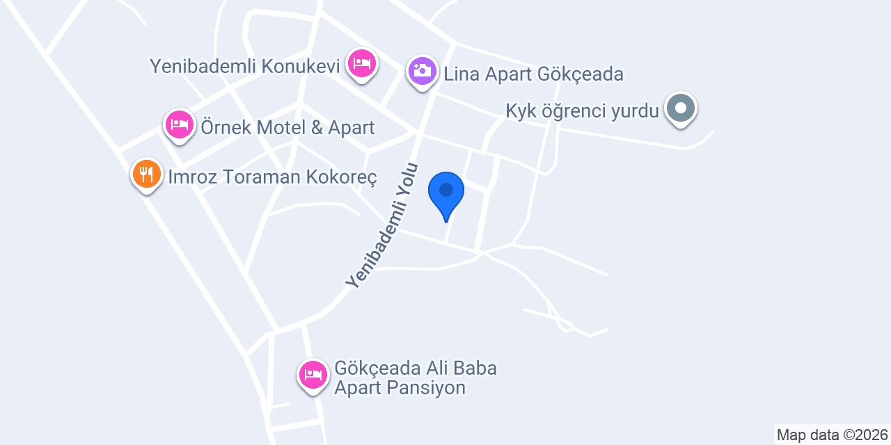 Minemin Evi Pansiyon konumu