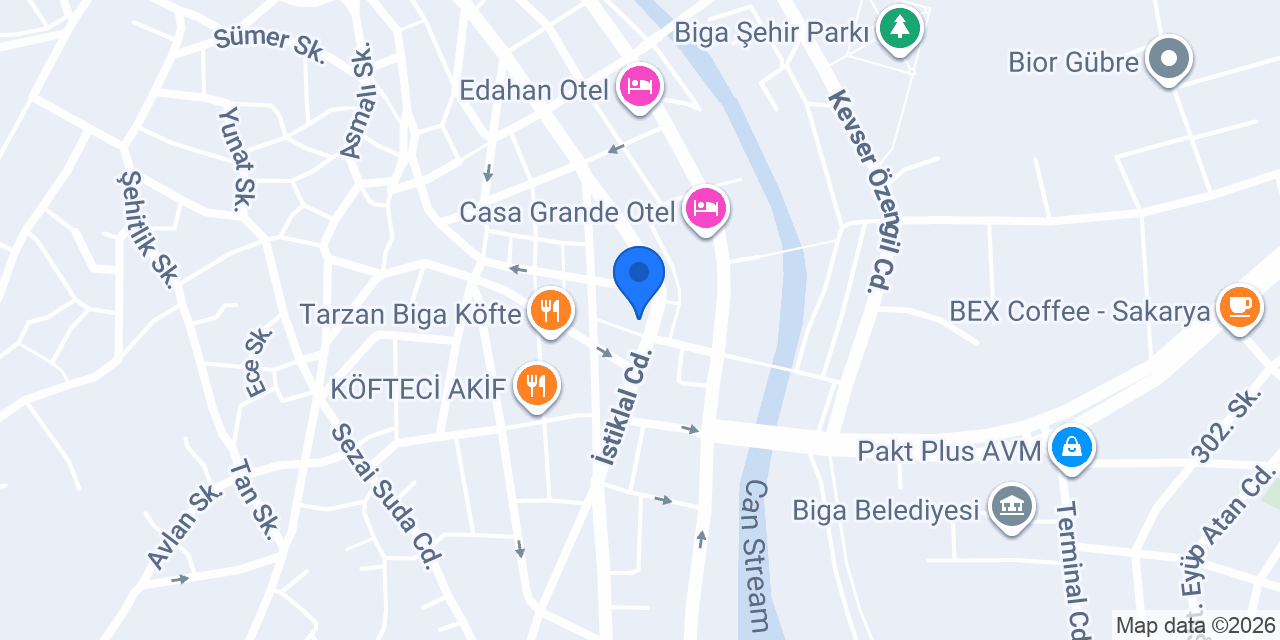 Bi' Simit konumu