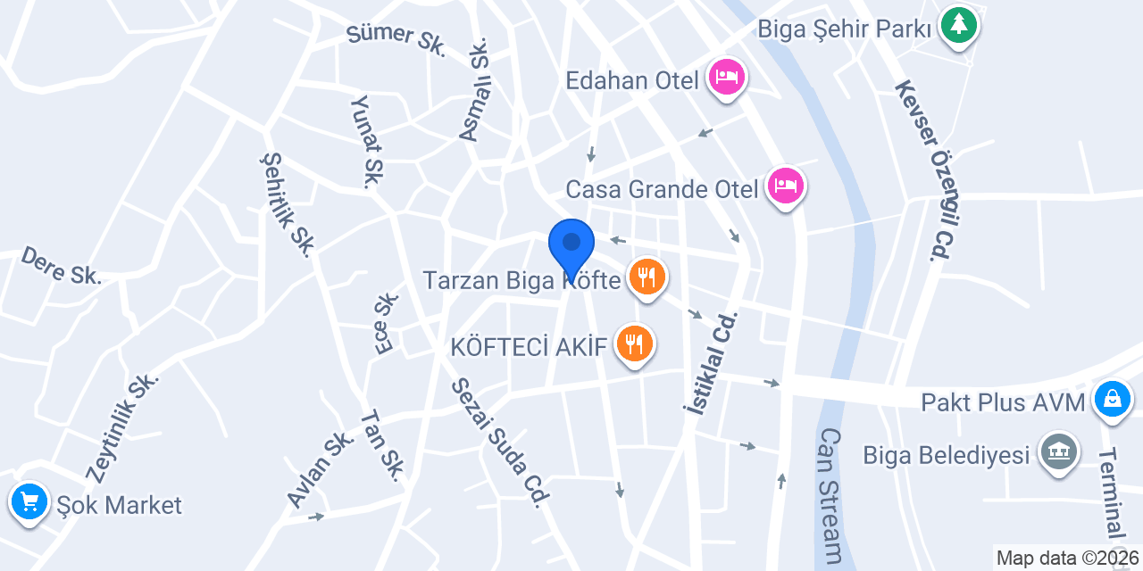 Premium Sigorta - Biga şubesi konumu