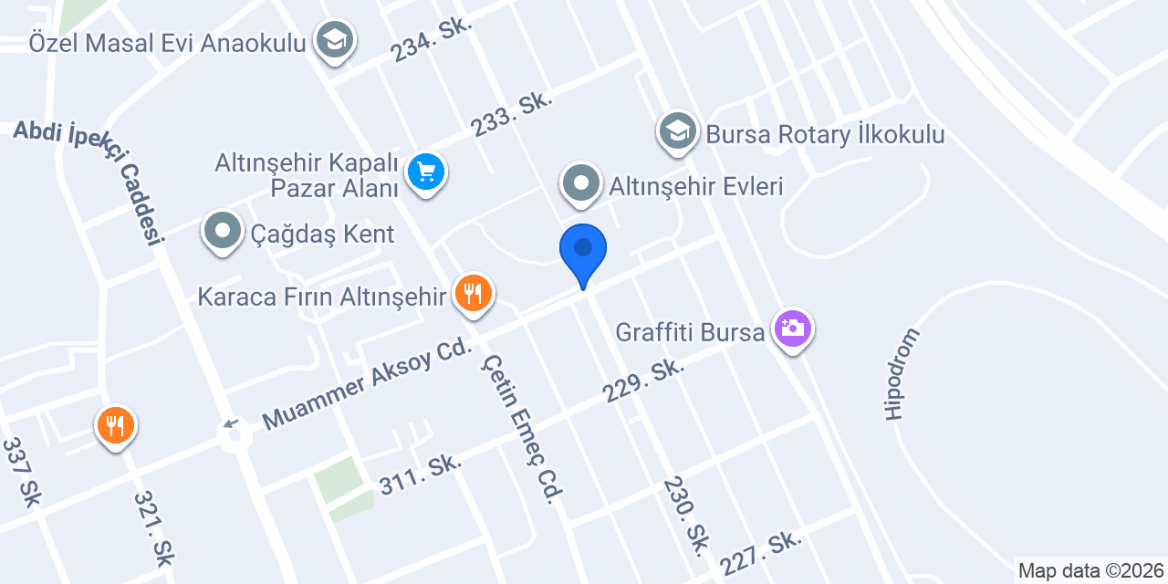 Otorite Oto Yıkama konumu