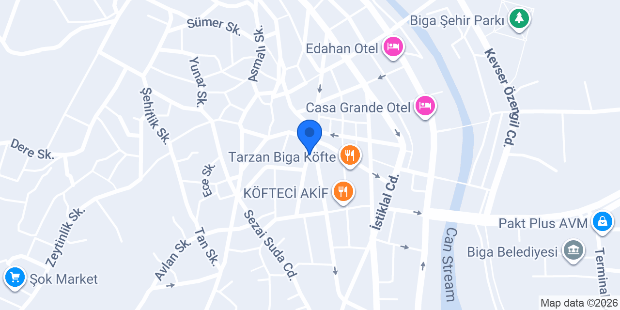 Diş Hekimi Hüseyin Aras konumu