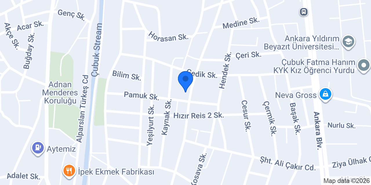 Çubuk petgross konumu