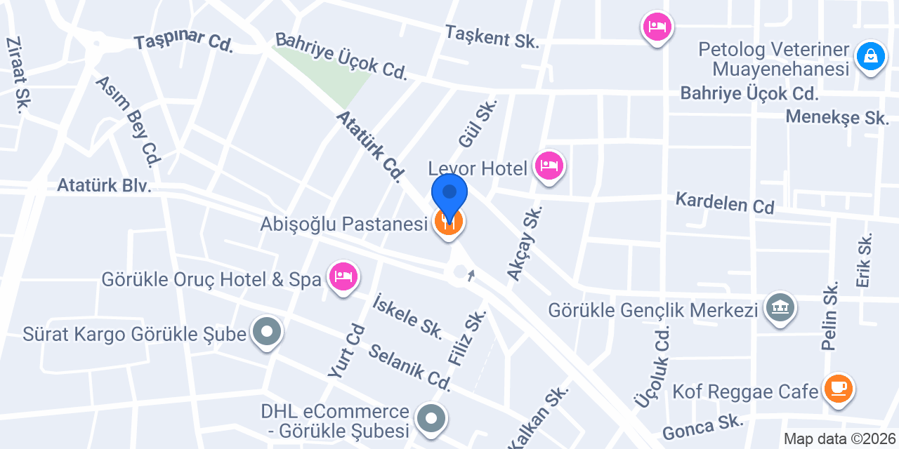 Görükle Yapı Market konumu